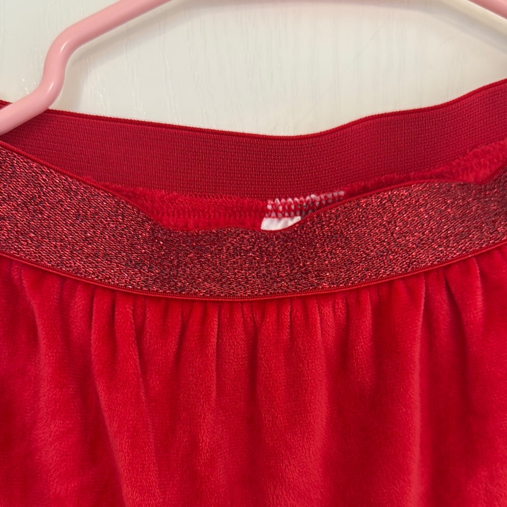 Red Ruffled Mini Bubble Skirt - Picture 4 of 8